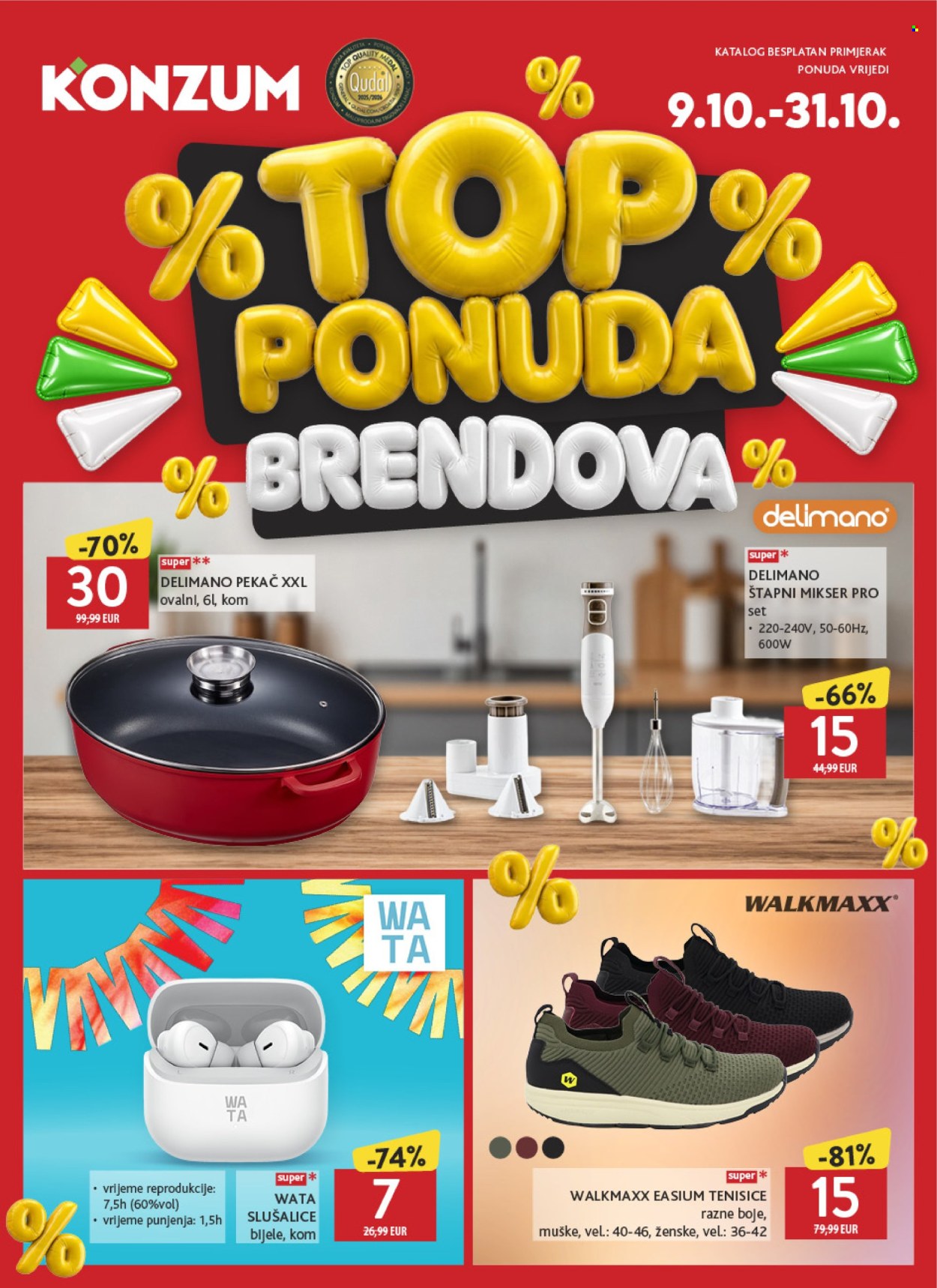 Konzum katalog - 09.10.2026. - 31.10.2026. Stranica 1