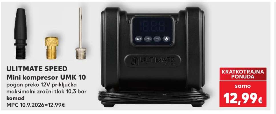 ULTIMATE SPEED Mini kompresor UMK 10