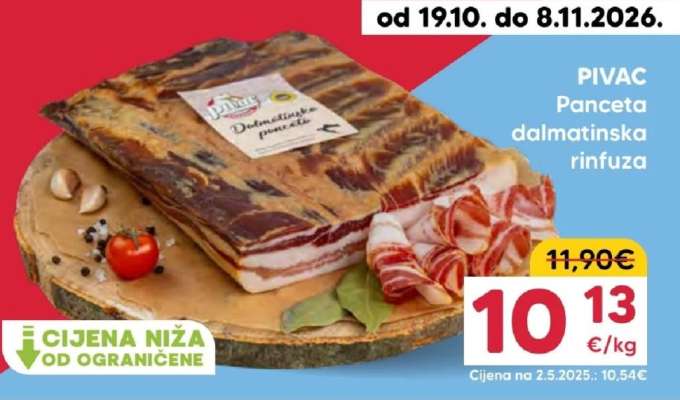 PIVAC Panceta dalmatinska rinfuza