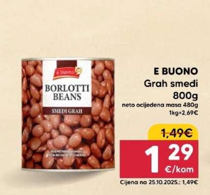 E BUONO Grah smeđi