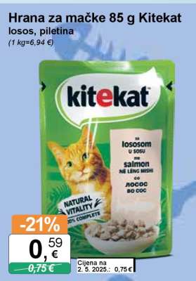 Hrana za mačke 85 g Kitekat