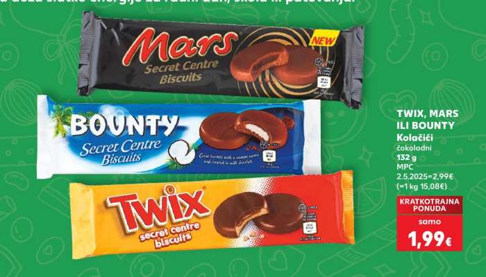TWIX, MARS ILI BOUNTY