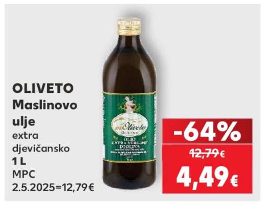 OLIVETO Maslinovo ulje extra djevičansko 1 L
