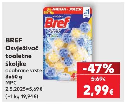 BREF Osvježivač toaletne školjke