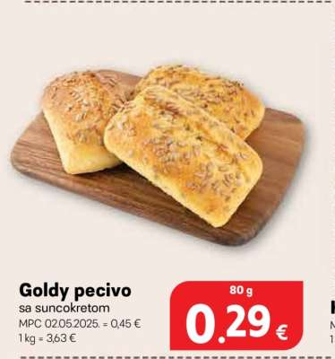 Goldy pecivo