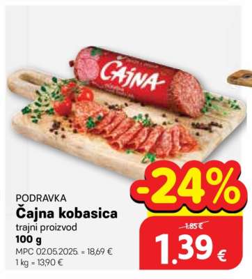 ČAJNA KOBASICA