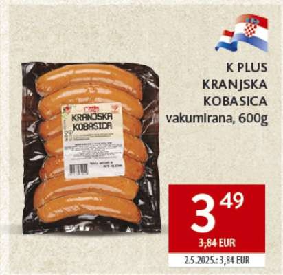 K PLUS KRANJSKA KOBASICA