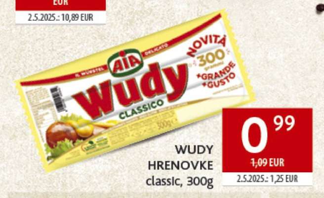 WUDY Hrenovke