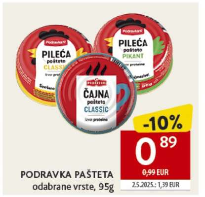 PODRAVKA PAŠTETA