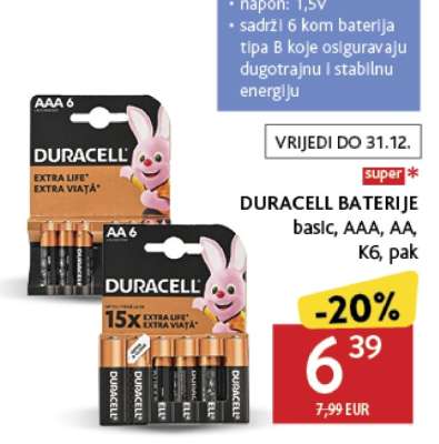 DURACELL Baterije