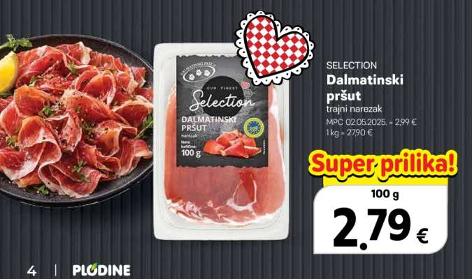 SELECTION Dalmatinski pršut