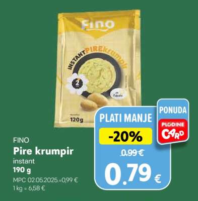 Pire krumpir instant