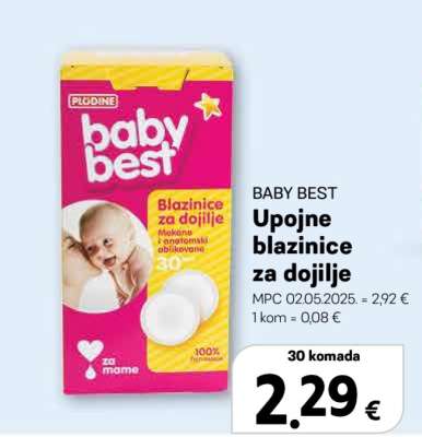 BABY BEST Upojne blazinice za dojilje