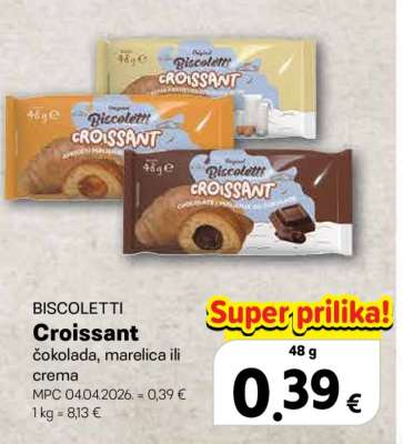 BISCOLETTI Croissant