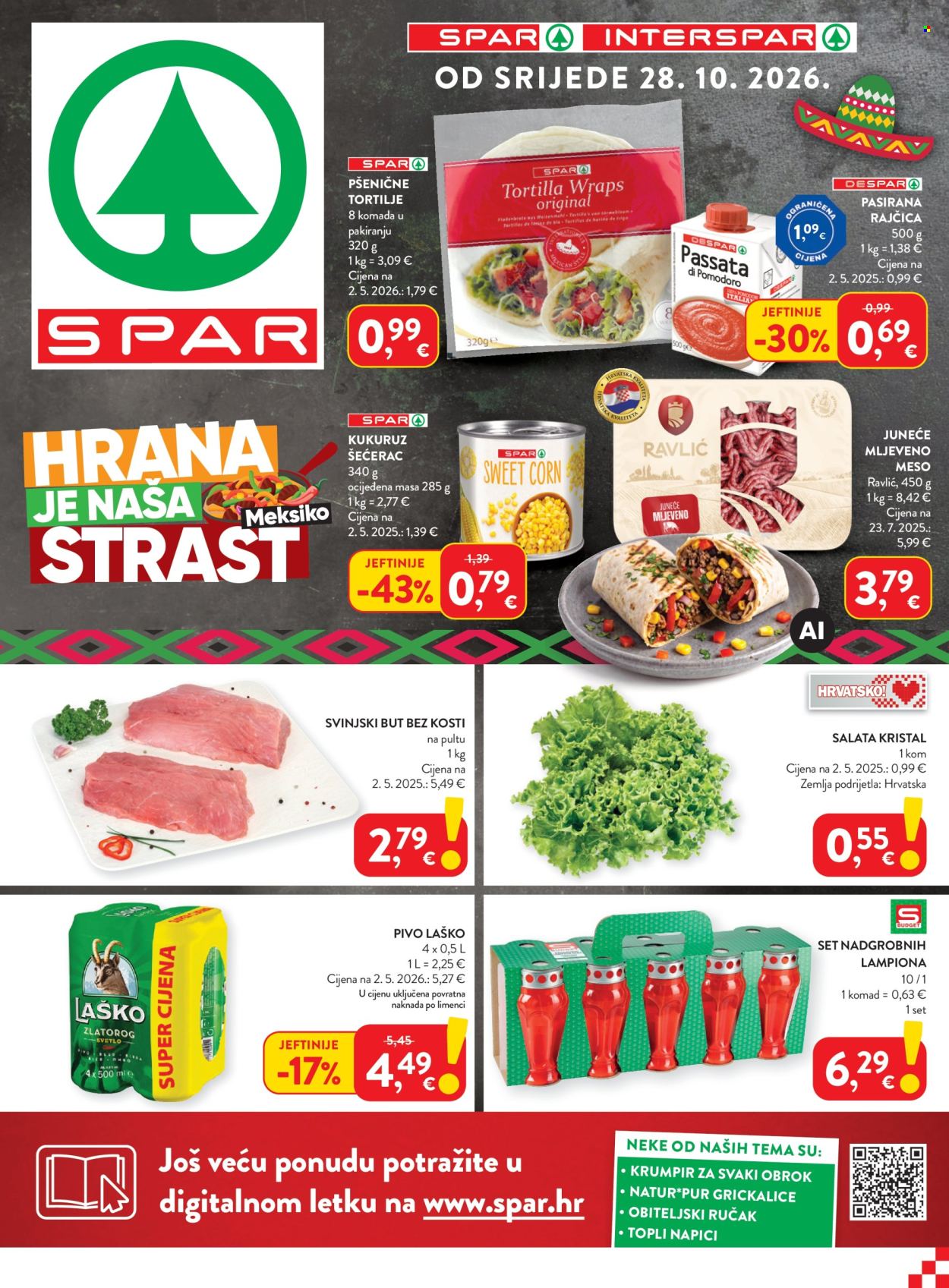 INTERSPAR katalog - 28.10.2026. - 04.11.2026. Stranica 1