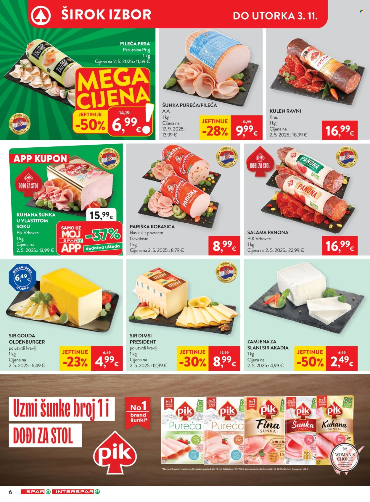 INTERSPAR katalog - 28.10.2026. - 04.11.2026. Stranica 9