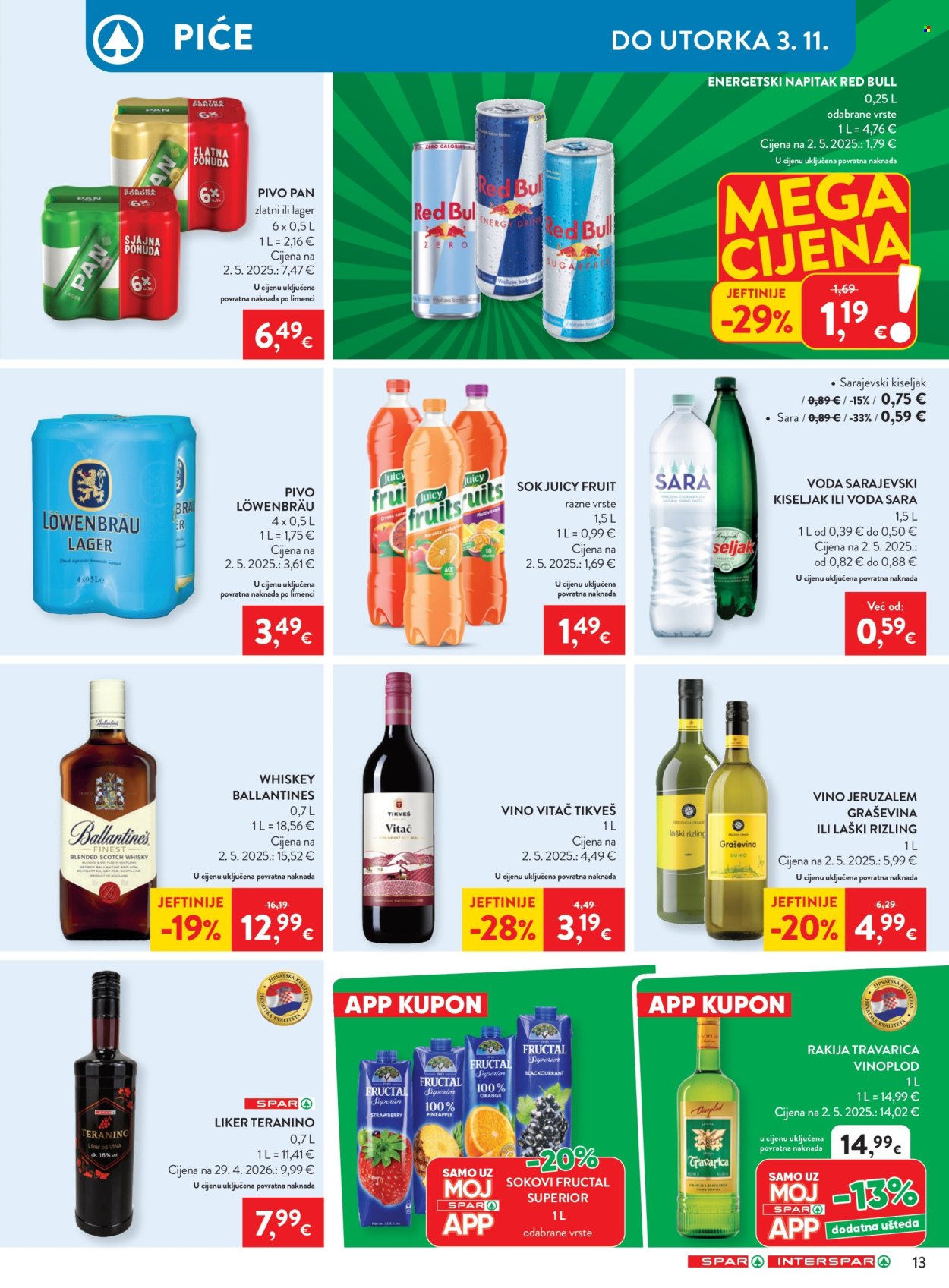 INTERSPAR katalog - 28.10.2026. - 04.11.2026. Stranica 21