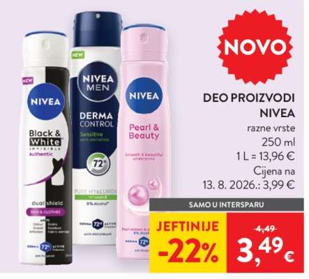 NIVEA Deo proizvodi
