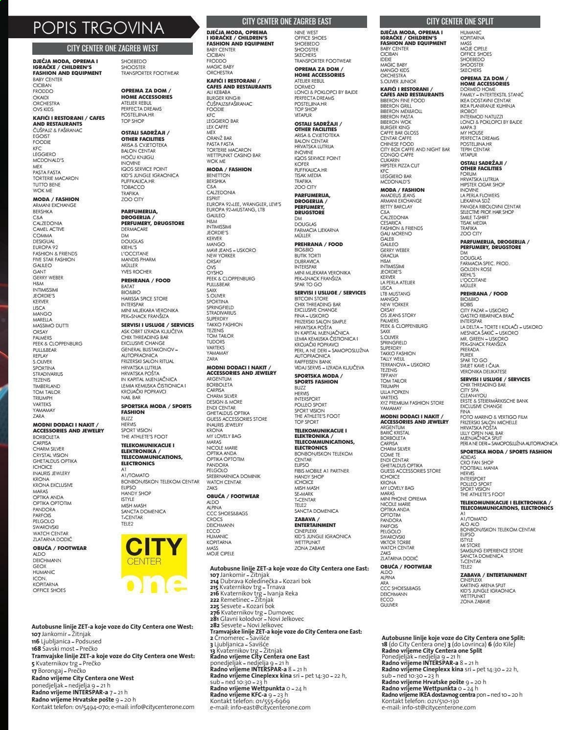City Center one katalog