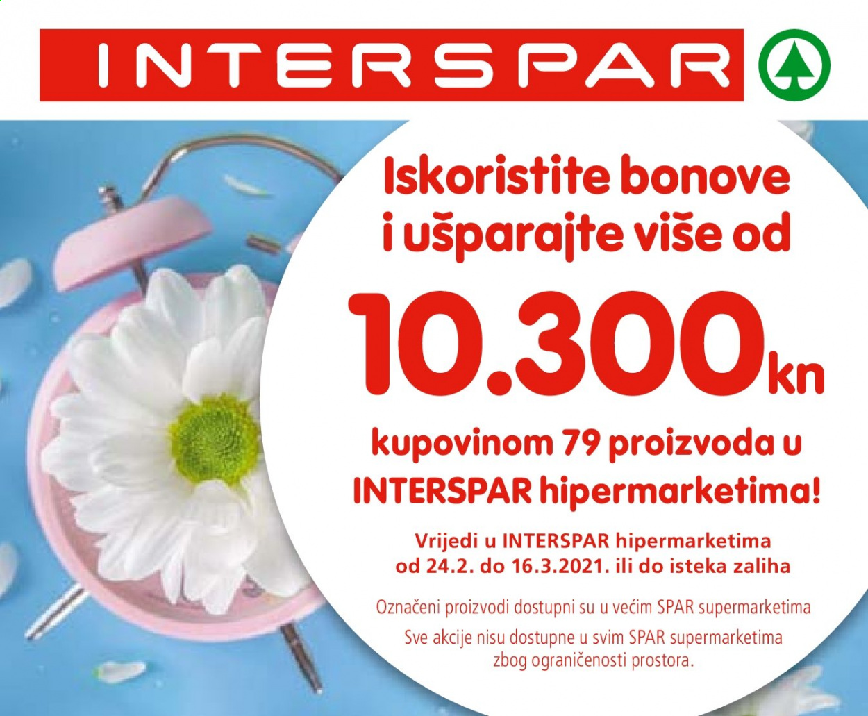 INTERSPAR katalog - 24.02.2021. - 16.03.2021.